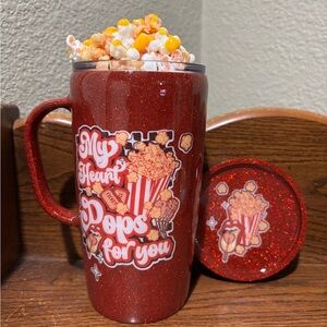 20oz handle tumbler 3d lid Valentine’s Day